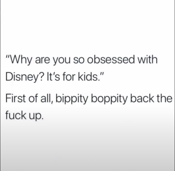 To just not 'get' Disney