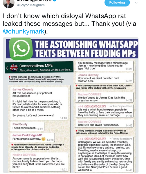 Westminstenders: Zombies don't have friends. Is Johnson the de facto PM now?