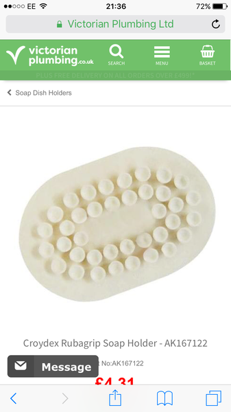 Soap instead of shower gel