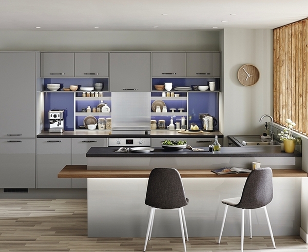 Is white gloss handleless kitchen naff?