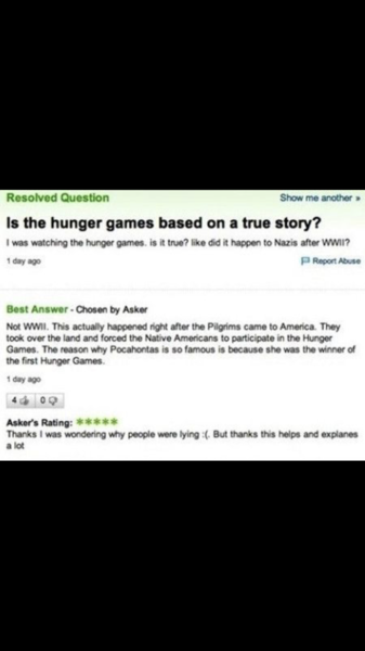 To think this is stupid in an English lesson in year 7?