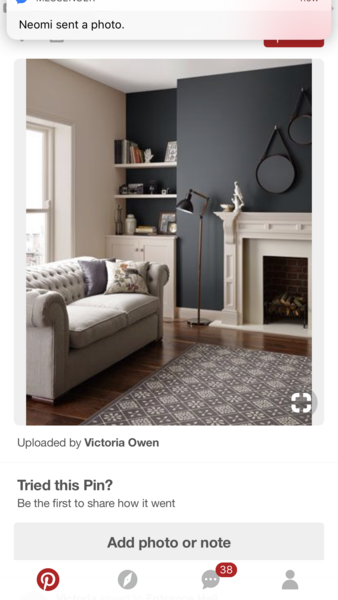 Blue grey paint