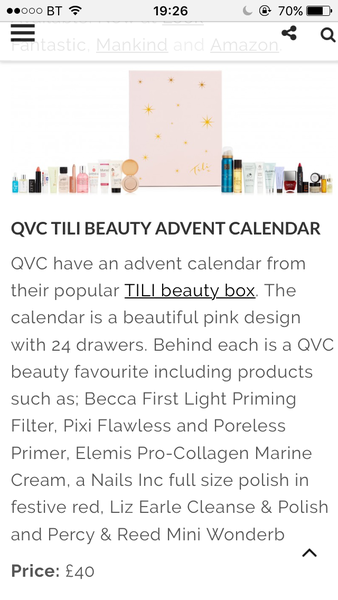 The Advent Calendars are arriving ....