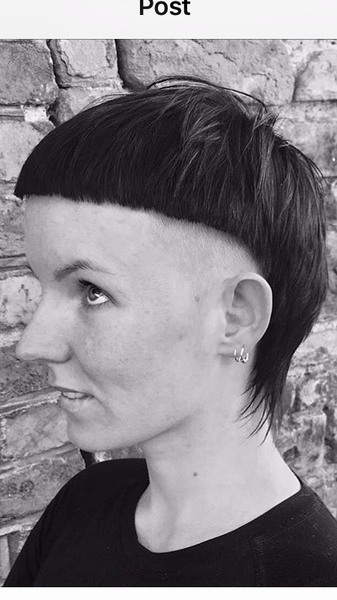My hairdresser has given me a mullet