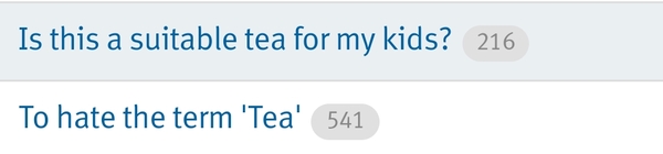 To hate the term 'Tea'