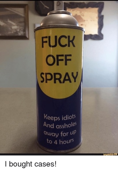Just fuck off