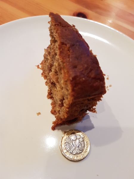 Is MIL's slice of cake a bit stingy? (Picture)