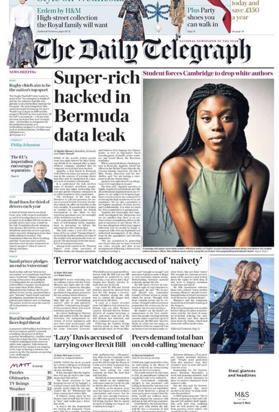 Westminstenders: Sucking up to the 'enemy'