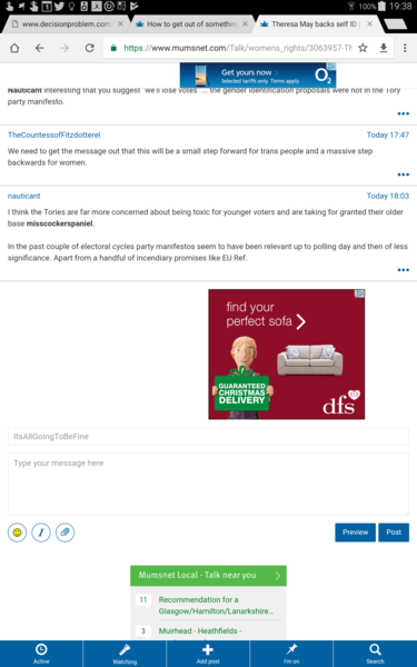 Mobile site not displaying correctly (ads)