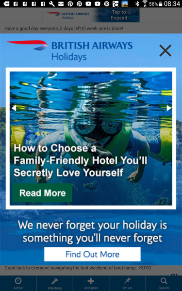 Fucking huge ad popping up that I didn’t press.