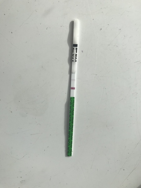 Very faint line 13 days after missed period?
