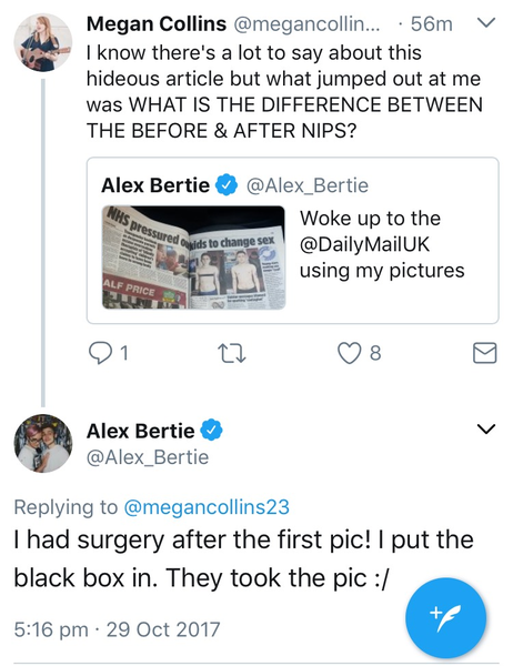 Great article about Transgender Trend in the Mail. Yes really.