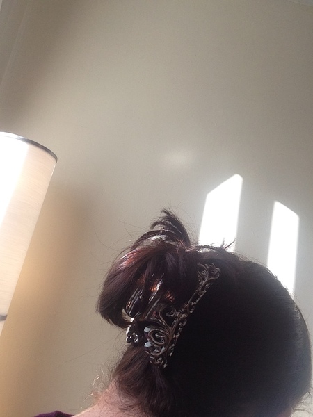 My hairdresser has given me a mullet