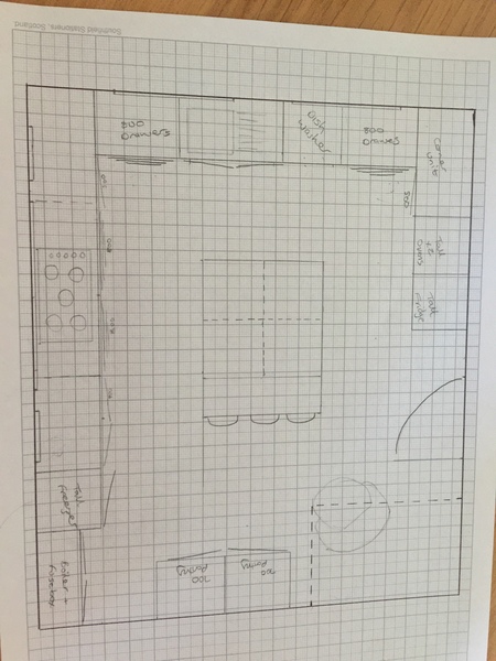 Kitchen layout help