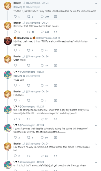 J.K.Rowling *might* be a Terf...