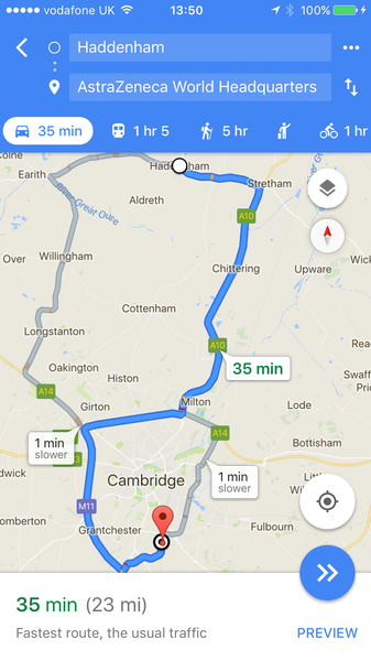 How long would this drive take to commute for working hours 9-5.30