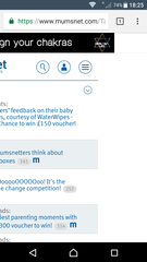 Android Chrome - offset mobile page