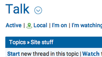 Local mumsnet stuff at the bottom suddenly changed location