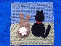 Woolly Hugs. Photos of the finished Blanket for CatThiefKeith's family and a message from her DH now on this original thread. TITLE EDITED BY MNHQ