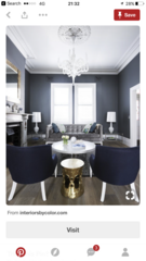 Blue grey paint