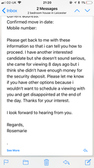 Ive been scammed out £500 by a rental scam