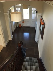 Warm Farrow and Ball grey for hall