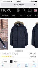 Shopping for boys clothes!