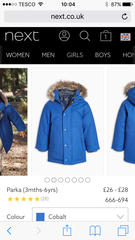 Shopping for boys clothes!