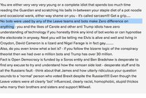 Westminstenders: Sucking up to the 'enemy'