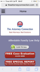 Banner adverts from slightly "FFJ" style American "attorneys".