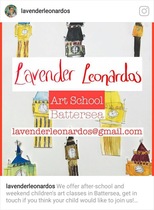 Lavender Leonardos | October Half Term Workshops 23rd - 27th October, Battersea, Clapham,