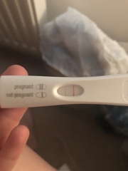 still telling myself I’m not pregnant