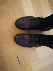 Do these brogues look like Cornish pasties?