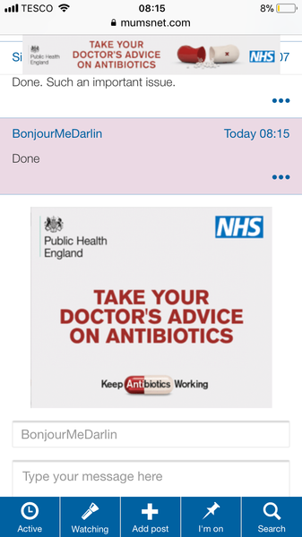 UK MNer with at least one child? Fill in this survey on antibiotics - Chance to win £200 voucher