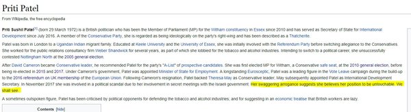 Westministenders: A week in politics is a long time....