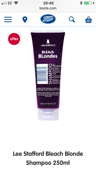 Best violet / colour protector shampoo for blonde hair
