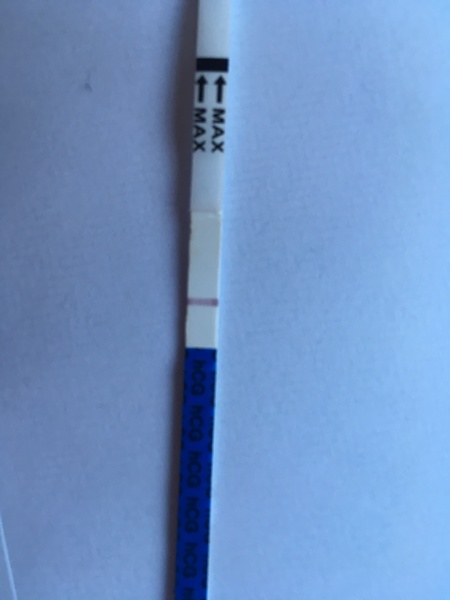 To ask- if you’ve got to really stare at a pregnancy test to see lines, it’s negative?