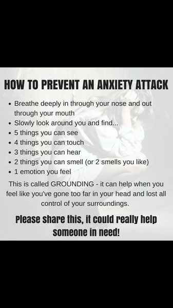 I'm feeling the grip of anxiety tonight