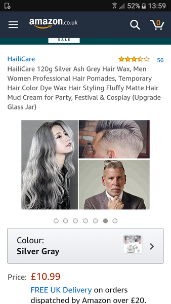 Head shave to go grey