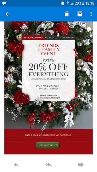 To buy a £300 Christmas tree?