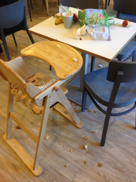 The state people leave cafes in is disgusting