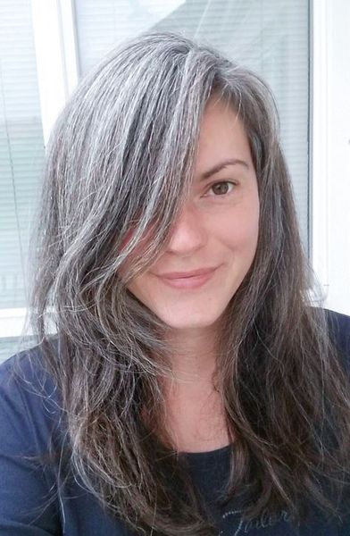 Head shave to go grey