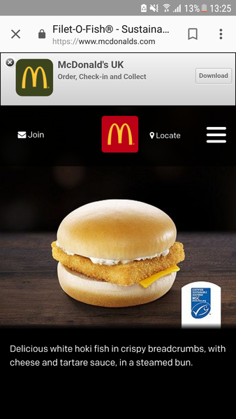 To ask whether you are partial to a filet o fish?!?