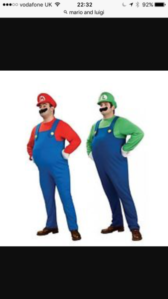 Men in dungarees