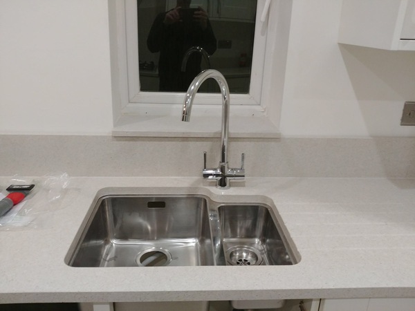 Kitchen tap placement