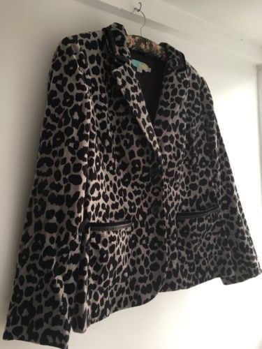 Leopard print coat mid 40's - a bit Bet Lynch?