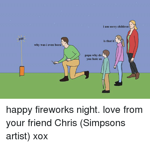 Fireworks at home - who should ‘win’?