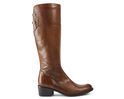 Help me find flat round tie brown knee/calf high boots!