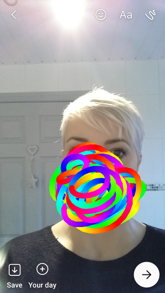 Head shave to go grey