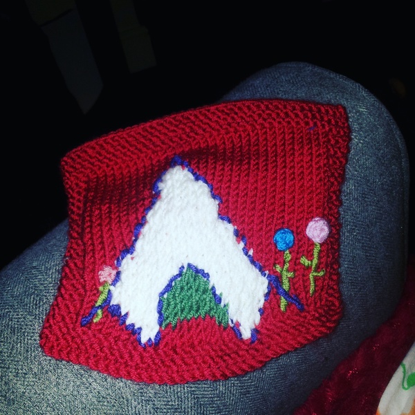 Woolly Hugs. Photos of the finished Blanket for CatThiefKeith's family and a message from her DH now on this original thread. TITLE EDITED BY MNHQ